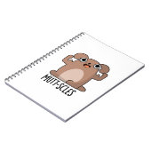 Carnet Pun animal drôle Mutt-scles Chien (Côté gauche)
