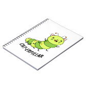 Carnet Pun de bug drôle de chenille  (Côté gauche)