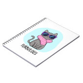 Carnet Pun de chat élégant et drôle Furbulous (Côté gauche)