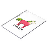 Carnet Pun de cheval au raifort drôle  (Côté gauche)