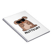 Carnet Pun de chien rigolo Mutts Up (Côté Droit)