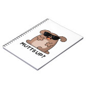 Carnet Pun de chien rigolo Mutts Up (Côté gauche)