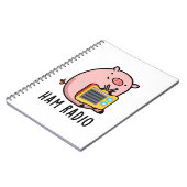 Carnet Pun de cochon drôle de radio amateur  (Côté gauche)