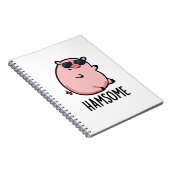 Carnet Pun de cochon drôle et beau (Côté Droit)