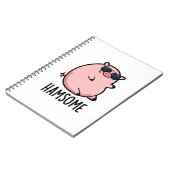 Carnet Pun de cochon drôle et beau mec  (Côté gauche)