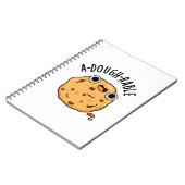 Carnet Pun de cookie drôle A-dough-rable  (Côté gauche)