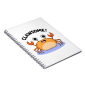 Carnet Pun de crabe génial drôle incroyable (Côté Droit)