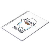 Carnet Pun de fantôme d'âge mûr drôle Boo-mer (Côté gauche)
