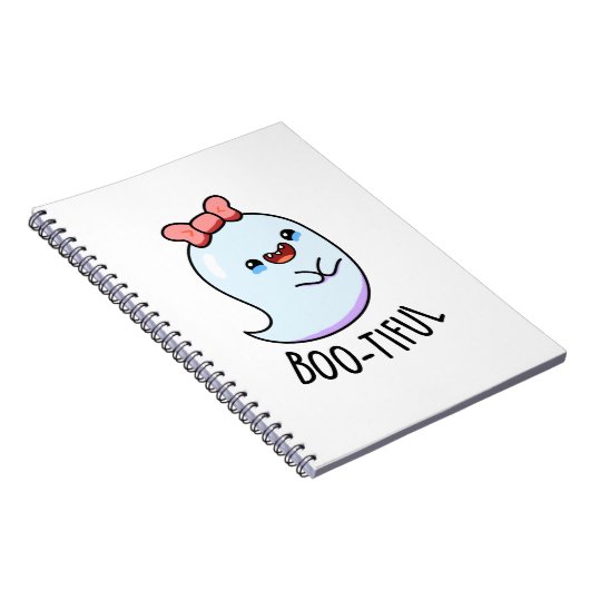 Carnet Pun de fantôme de Halloween drôle et joli pour fil (Côté Droit)