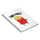 Carnet Pun de frites françaises drôles de temps  (Côté Droit)
