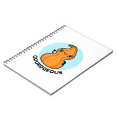 Carnet Pun de légume de courge drôle magnifique (Côté gauche)