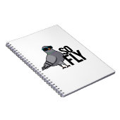 Carnet Pun de Pigeon Drôle et Cool Tellement Chic (Côté Droit)