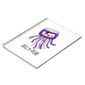 Carnet Pun de pot de gelée de méduse drôle (Côté gauche)