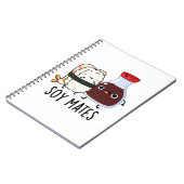 Carnet Pun de sauce soja drôle Soy Mates (Côté gauche)