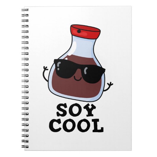 Carnet Pun de sauce soja Soy Cool Drôle  (Devant)