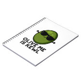 Carnet Pun d'olive Me Est Kewl Cool (Côté gauche)