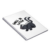 Carnet Pun drôle de mouffette À plus tard (Côté Droit)