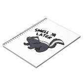 Carnet Pun drôle de mouffette À plus tard (Côté gauche)