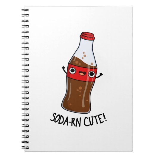 Carnet Pun drôle de soda mignon Soda-rn  (Devant)