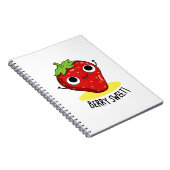 Carnet Pun Fraise Sucré Mignon (Côté Droit)