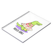 Carnet Pun Frock-odile Crocodile Drôle  (Côté gauche)