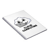 Carnet Pun informatique drôle de cloud computing et météo (Côté Droit)