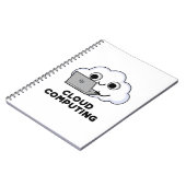 Carnet Pun informatique drôle de cloud computing et météo (Côté gauche)