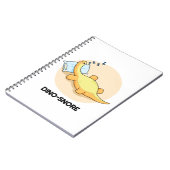 Carnet Punisonore Drôle de Dinosaure Endormi  (Côté gauche)