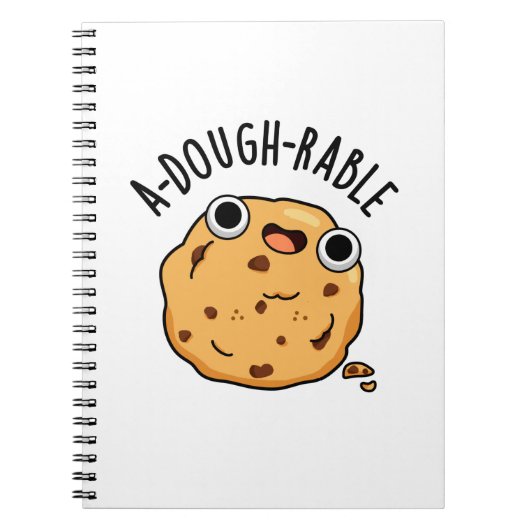 Carnet Punition adorable de biscuit drôle A-dough-rable  (Devant)