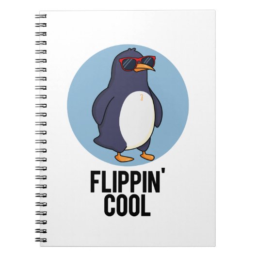 Carnet Punition de pingouin drôle et cool à retourner (Devant)