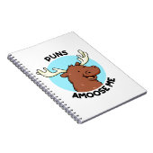 Carnet Puns Amoose Me Funny Moose Pun (Côté Droit)