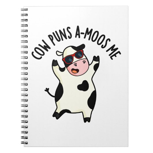 Carnet Puns de vache Amoos Me Drôle Pun de vache (Devant)