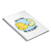 Carnet Puns Fromage Me Rend Tellement Heureux Blague De N (Côté Droit)