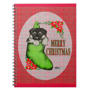 Carnet Puppy de Merry Christmas