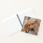 Carnet Puppy Peeking Goldendoodle (Intérieur)