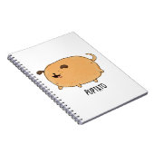 Carnet Puptato Drôle de chiot Pun de pomme de terre  (Côté Droit)