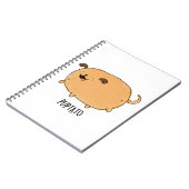 Carnet Puptato Drôle de chiot Pun de pomme de terre  (Côté gauche)