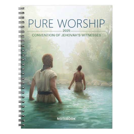 Carnet Pure Culte 2025 Convention JW Custom (Devant)