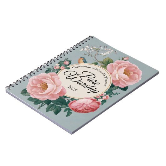 Carnet Pure Worship 2025 Convention JW Gifts Spiral (Côté gauche)