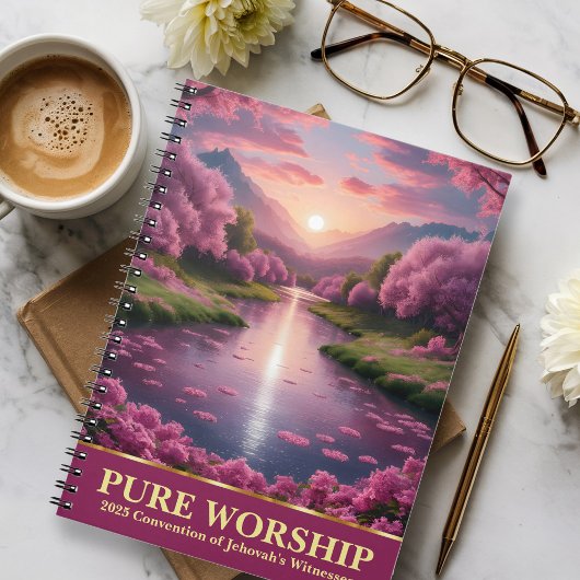 Carnet Pure Worship JW Convention 2025 Gifts Spiral