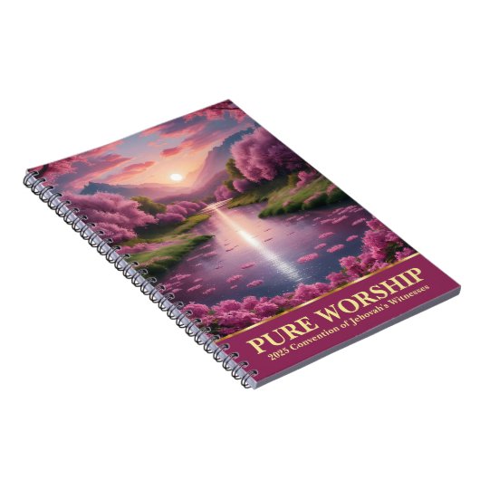 Carnet Pure Worship JW Convention 2025 Gifts Spiral (Côté Droit)