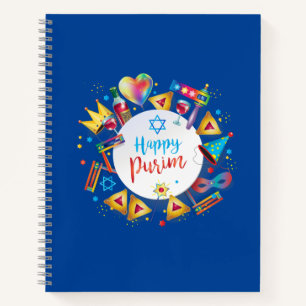 Carnet Purim Festival Juifs cadeaux de vacances Hamantasc