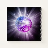 Carnet Purple 70th Birthday 70's Disco Ball Guest Book (Dos)