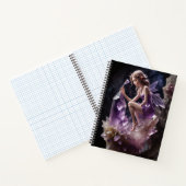 Carnet Purple Améthyste Crystals Fée Magique (Intérieur)