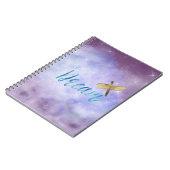 Carnet Purple Aqua Dream Dragonfly (Côté gauche)