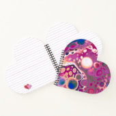 Carnet Purple, bleu et rose numérique moderne Abstrait (Intérieur)