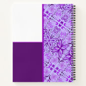 Carnet Purple Butterflies Custom Notebook (Dos)