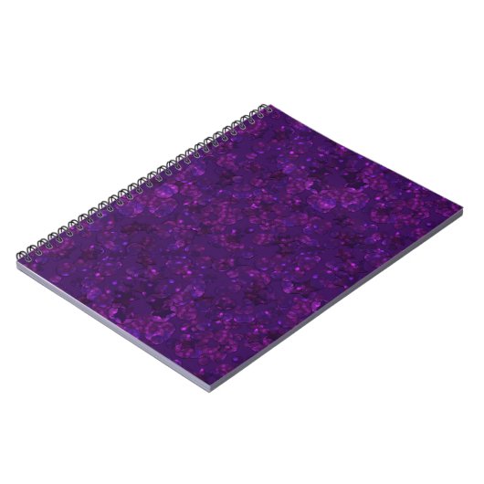Carnet Purple confeti (Côté gauche)