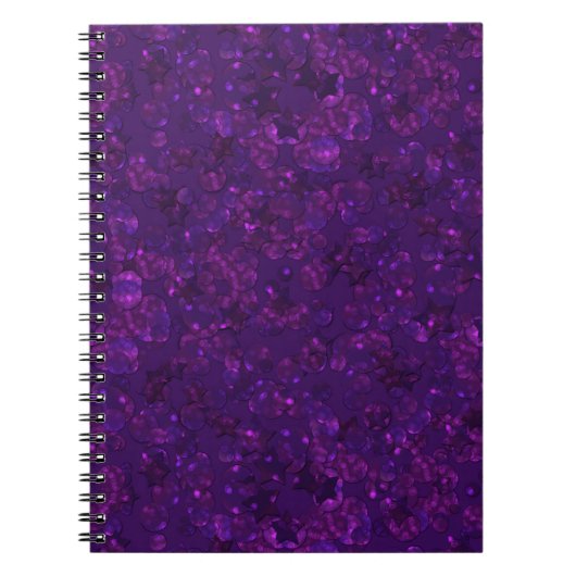 Carnet Purple confeti (Devant)
