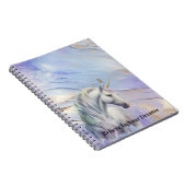 Carnet Purple Gold Dream Unicorn (Côté Droit)